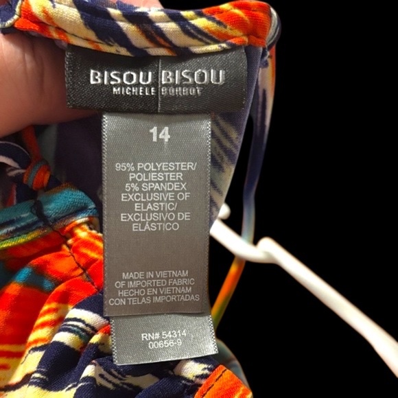 Bisou Bisou Multicolor Zigzag Maxi Dress - Picture 14 of 14